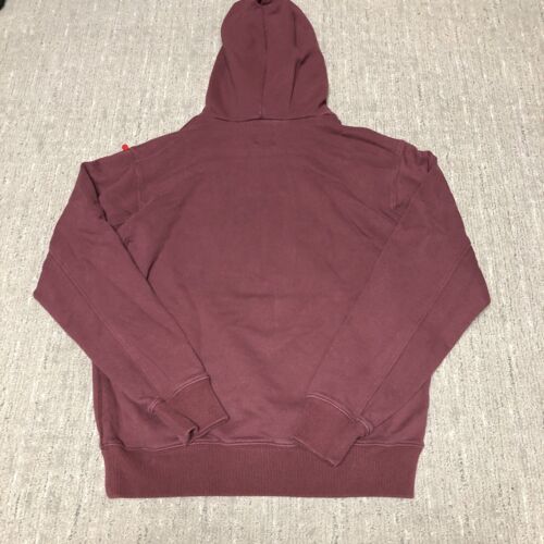 New Balance Made In USA Hoodie Men’s Size L Burgundy Red Pullover Heavyweight - Picture 5 of 9