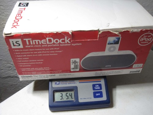 iSound DreamGEAR TIMEDOCK for vintage iPod DGIPOD-952 NEW UNUSED - Afbeelding 7 van 7