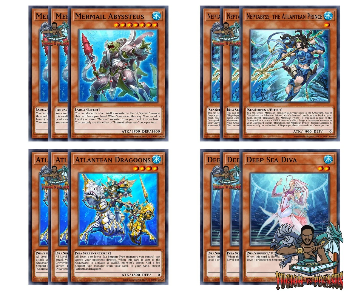 yugioh mermail deck 2019 Complete Custom for Yu-Gi-Oh! up WATER monster Yu-Gi-Oh! In-Depth Atlantean Mermail Deck