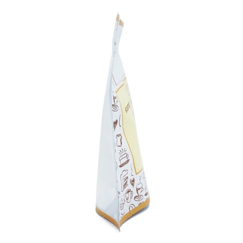 Bolsa de pie de diseño de impresión de café con bolsas resellables con media ventana 12 oz - Imagen 10 de 10