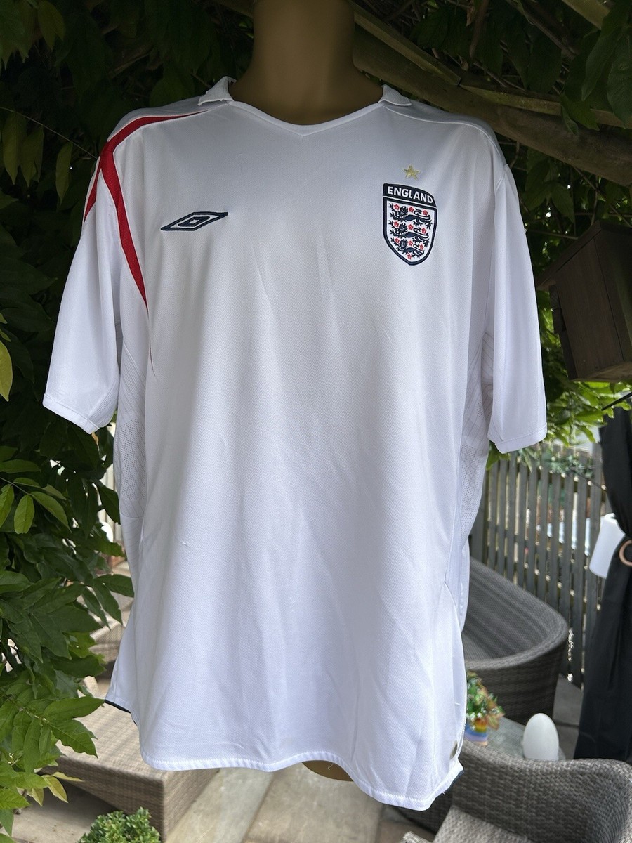 England Football Shirt 2006 World Cup Home Umbro Original Top Mens