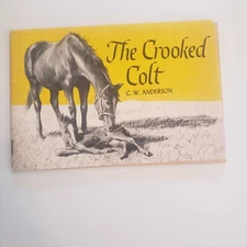 The Crooked Colt C.W. Anderson 1954 Vintage Weekly Reader Paperback Horse Book