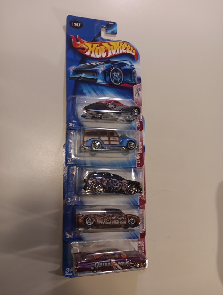 2004 Hot Wheels CRANK ITZ Complete Set of 5