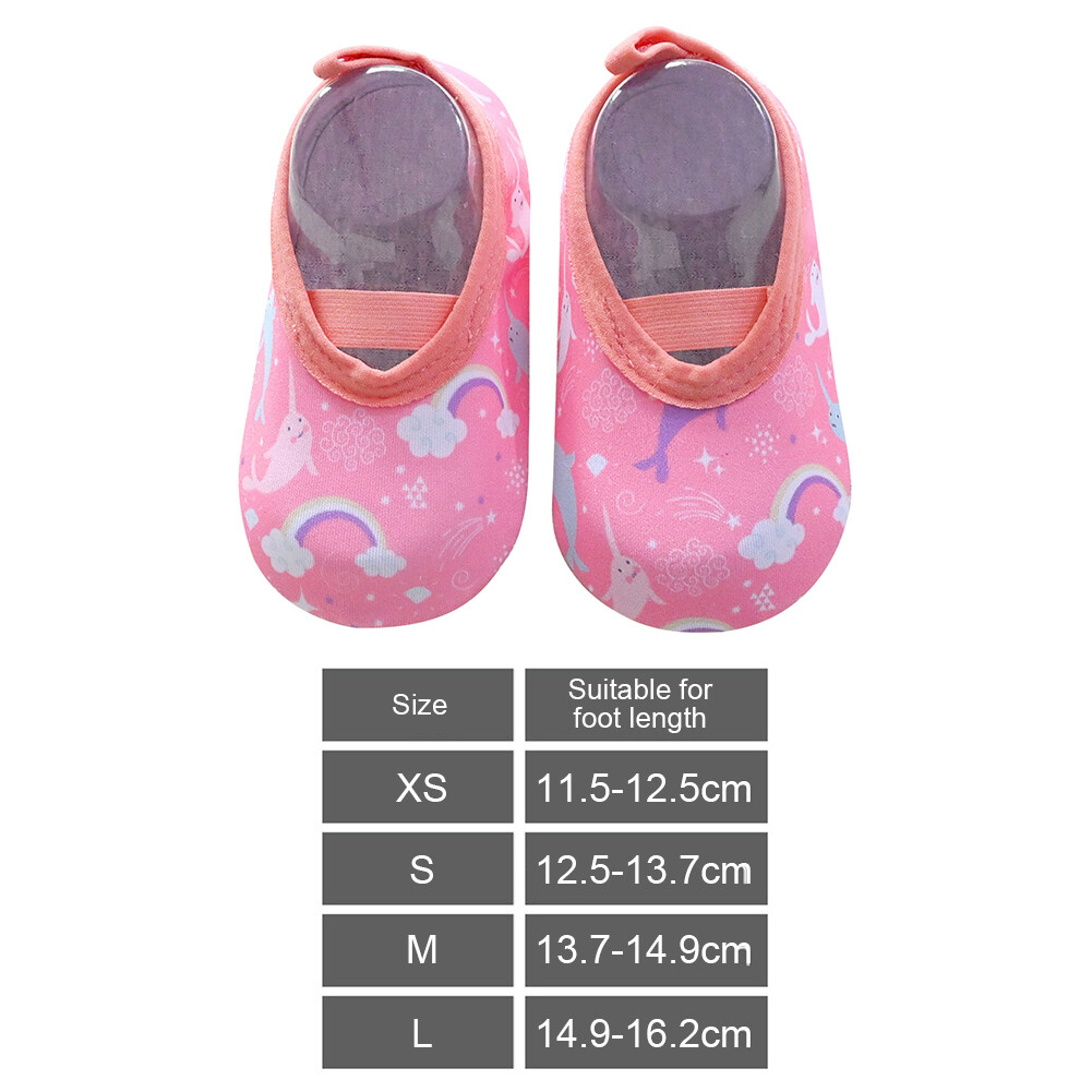 SAOLA Scarpe da bambino suola piatta suola morbida asciugatura rapida calzini scarpe per bambini (rosa M)