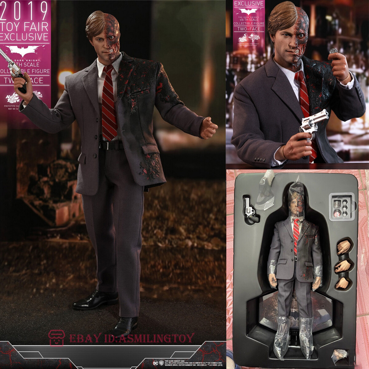 ☆レア☆BATMAN THE DARK KNIGHT TWO-FACE 1/6 HOTTOYS HT MMS546 Batman the Dark Knight Two-Face Harvey