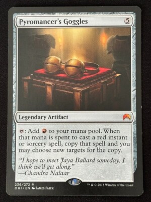 1x MTG Pyromancer's Goggles - Magic Origins (ORI) #236 - Magic the Gathering