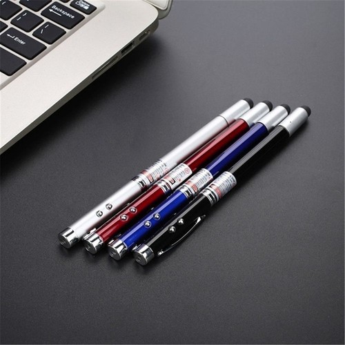 Writing Pen Remote RED Laser Pen 6-in-1 Stylus Pencil Powerful Laser Pointer - Photo 6/16