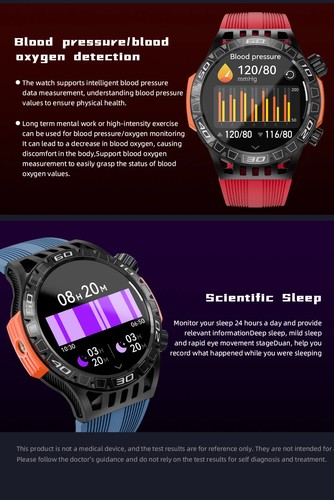 Reloj Inteligente Multifuncional, Llamada Bluetooth, Brújula, Rastreador de Ejercicio Deportivo - Imagen 13 de 28