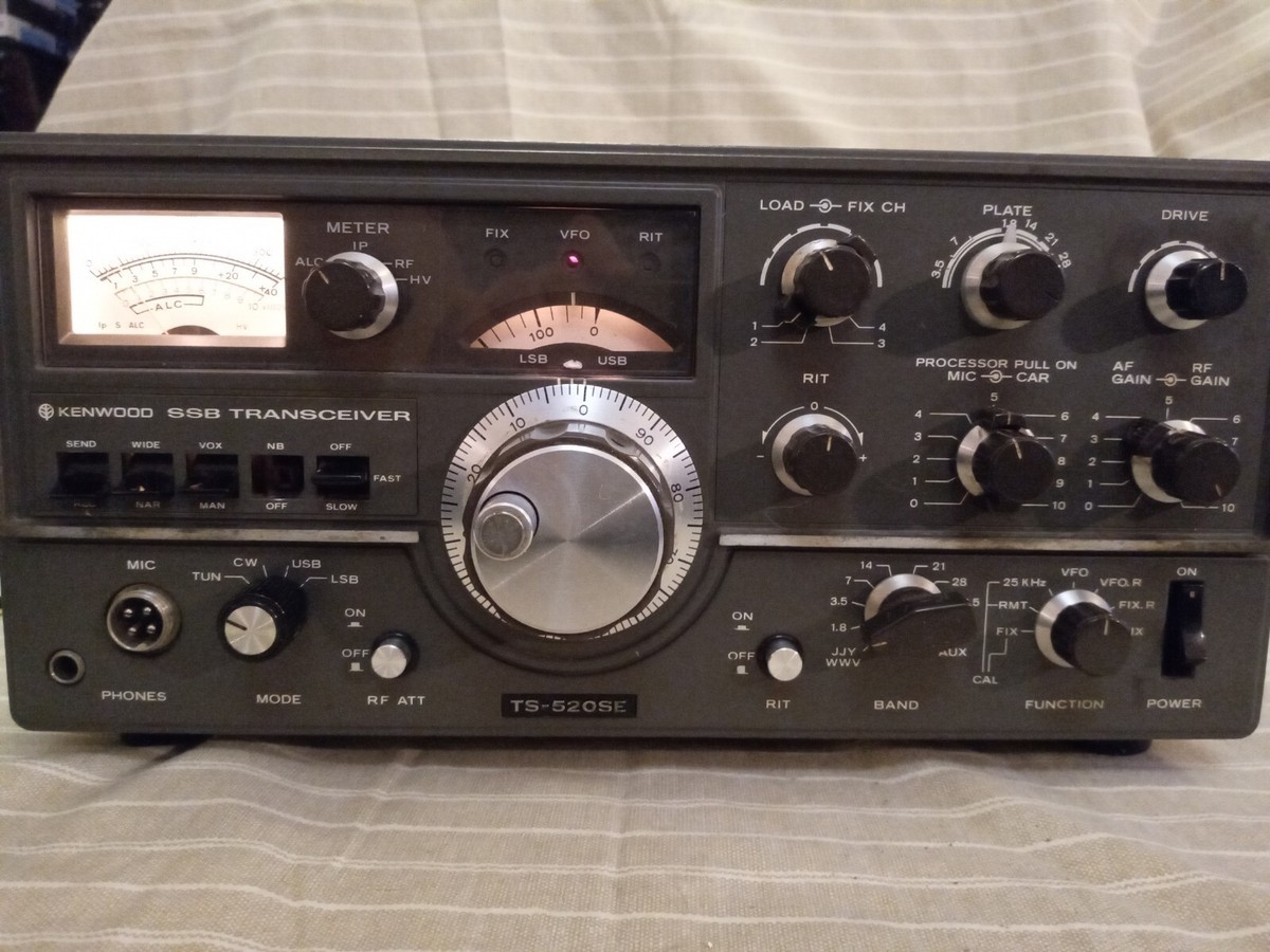 Kenwood TS-520SE HF Amateur HAM Radio Transceiver SSB & CW 10M