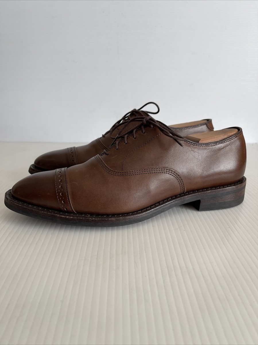 Allen Edmonds 茶色 fifth avenue 9D 小窓付き旧版 Allen Edmonds 'Fifth Avenue' Cap Toe Oxford - Coffee Brown
