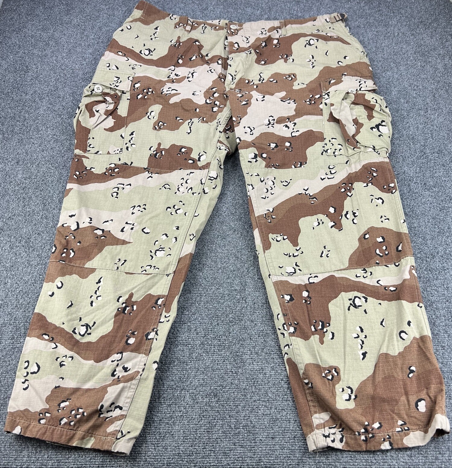 Desert Combat Trouser Men XXL Reg Military Chocolate Chip Camo Pants XX-Large