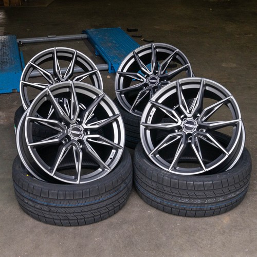 19 Zoll Felgen RW02 für BMW 3er E90 E91 E92 E93 F30 F31 F34 ET35 5x120 Grau Matt