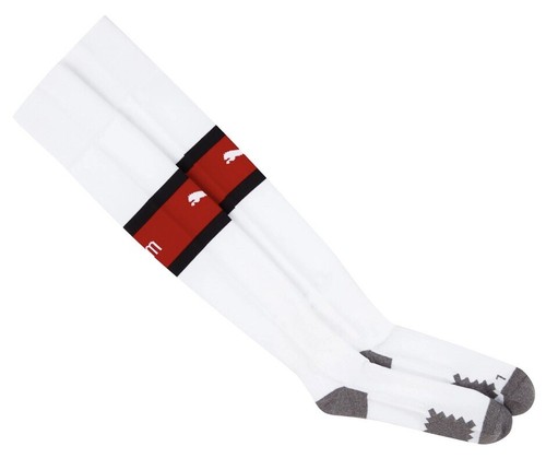 BNIP PUMA 2019-20 AC MILAN HOME/AWAY PLAYER ISSUE WHITE SOCKS XL
