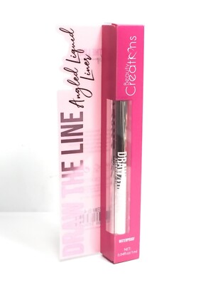 Beauty Creations Draw The Line Angled Liquid Liner- Black EL-4, 0.04 oz