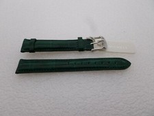 Genuine Michele 16 mm Green Alligator Watch Band Strap NEW