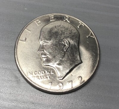 Eisenhower Dollar 1972 D USA Apollo 11 Mondlandung ONE Dollar Kupfer/ Nickel