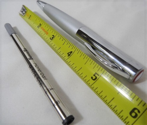 BRANDNEU! Vintage Rotring Data Initial Roller Ball Silber 48681 Schreibstift - Bild 17 von 17