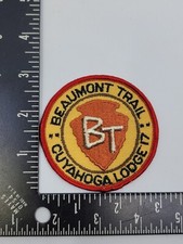 Vintage 1970's Original BSA Boy Scouts Beaumont Trail Cuyahoga Lodge 17 Patch