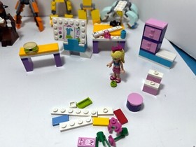 LEGO Friends LOT: Emma's Studio 3936, Fire Lion 41192, boat 41381, mixels.