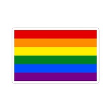 Gay Pride Pride Flag - STICKER Vinyl Kiss-Cut Decal
