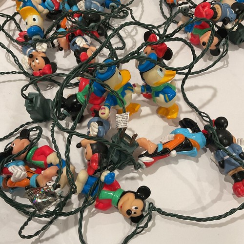 Disney Topolino e Amici Stringa Luci di Natale Paperino Pippo Minnie Lotto di 4 - Foto 5 di 15