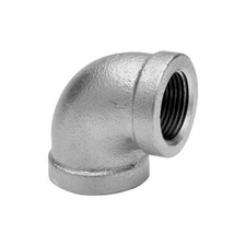 Thrifco 9217004 3/8 inch 90 Degree Galvanized Elbow
