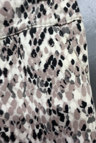 Merona Pencil Skirt 4 Brown Black Snake Animal Print Cotton Stretch - Picture 3 of 8