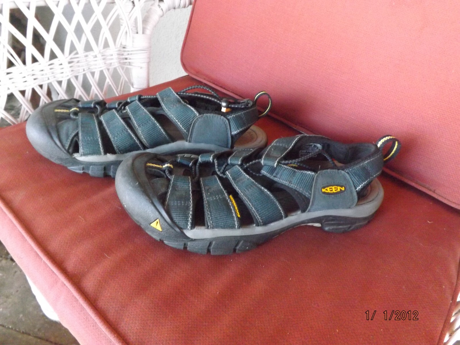 KEEN sandalo sportivo da pescatore blu da donna taglia 8