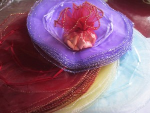 Pochette Pochon Organza Sac A Bijoux Pochette Cadeaux Dragees X5 Bordeaux Rond Ebay
