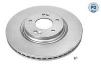 Meyle 2X Bremsscheiben Vorne BelüFtet Beschichtet FüR Hyundai Tucson Kona KIA
