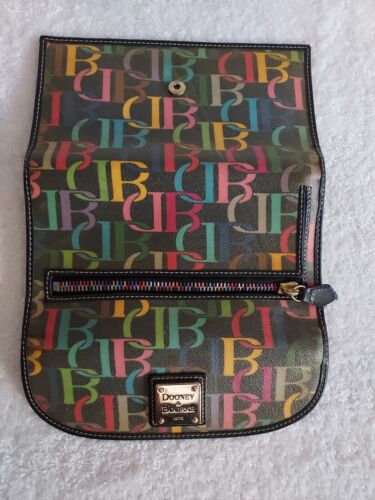 DOONEY & BOURKE 🖤❤️💜💚SCRIBBLE CHECKBOOK WALLET #7 - Picture 10 of 13