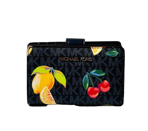 New Michael Kors Jet Set Travel Double Zip Wallet Leather  display picture 1