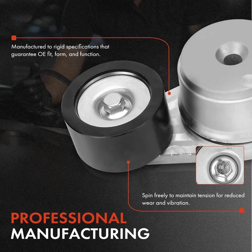 全新皮带张紧器 带滑轮 适用于 Freightliner Columbia International 收割机 — 第 4/4 张图片