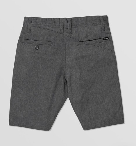 Volcom BOYS FRICKIN CHINO SHORTS ~ Sz 27 ~ Charcoal Heather Gray~ Inseam 7” VGUC - Picture 2 of 10