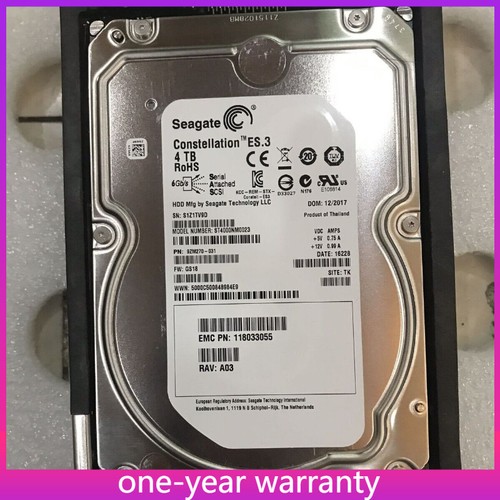 EMC V4-VS07-040U 005052064 005052065 4T 4TB SAS 3.5" Drive