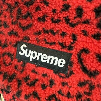 Supreme Leopard Print Fur Backpack Fw17 Red | eBay Supreme Leopard Print Fur Backpack Fw17 Red | eBay
