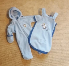 2-PC Blue Snowsuit/Bunting Set 0-3 Months