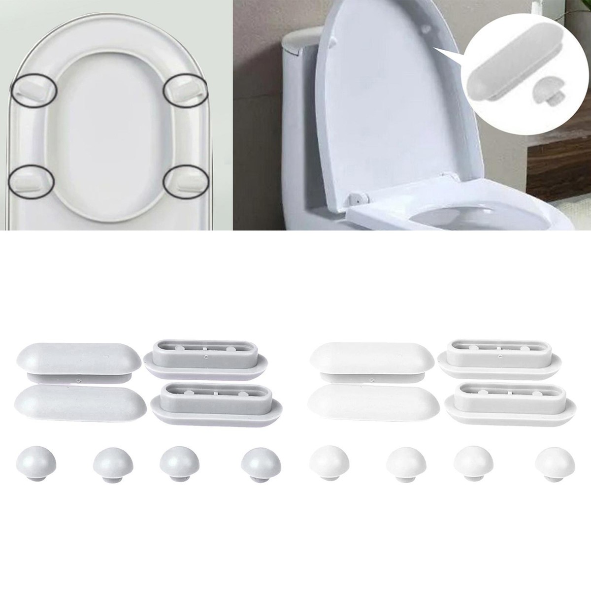 Danco 10062 Toilet Seat Bumper Kit 4-Piece by Danco Inc. [並行輸入品] DANCO 4-Piece Toilet Seat Bumper Kit 10062 - The Home Depot