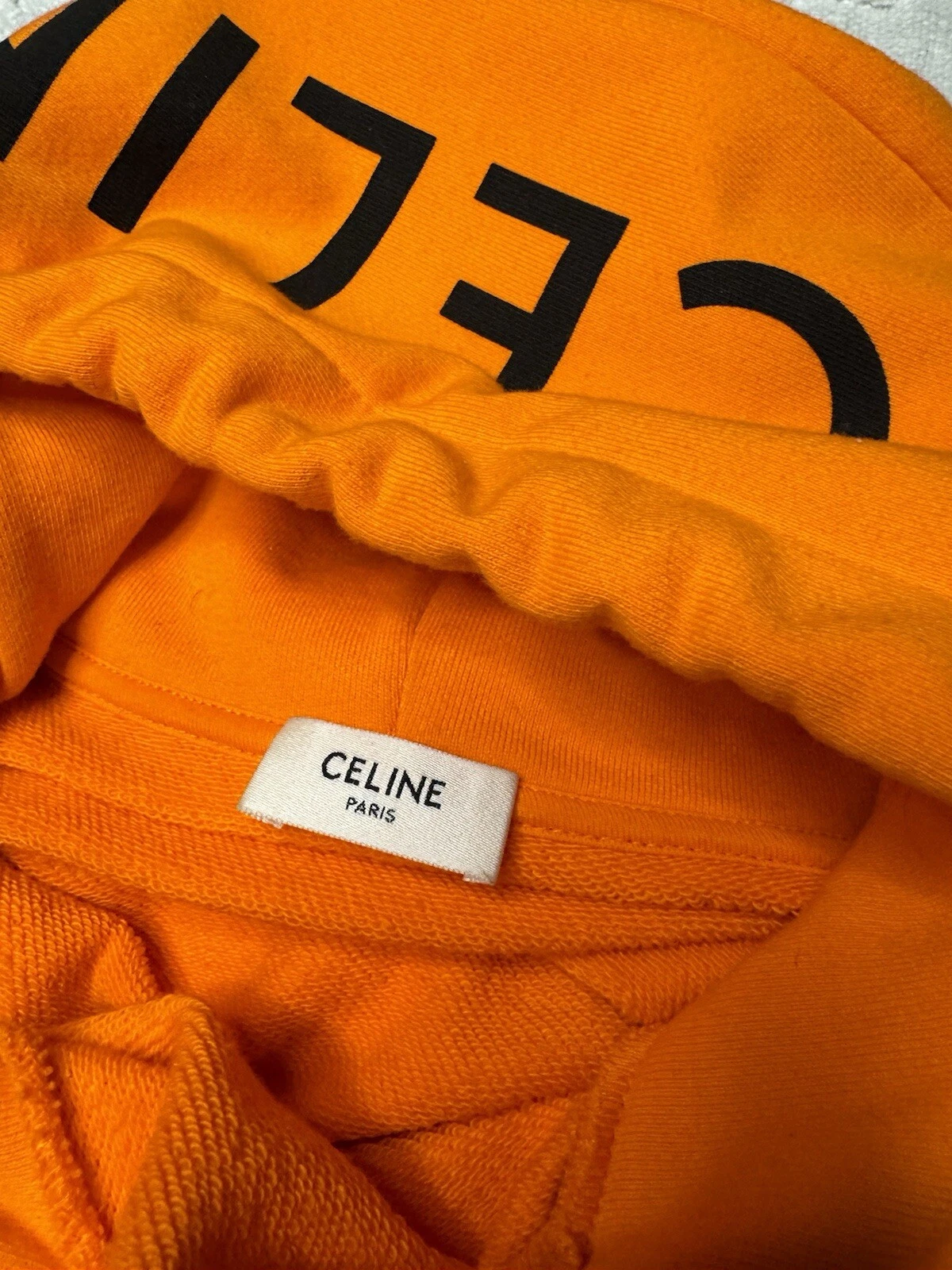 felpa con cappuccio celine