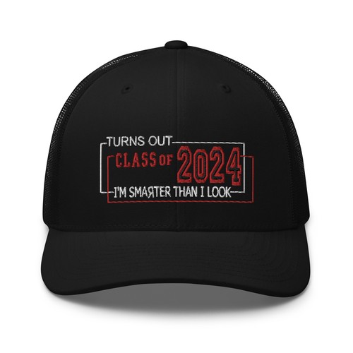 2024 Senior Graduation Smarter than I look Trucker Hat - Personalizable - Picture 6 of 29