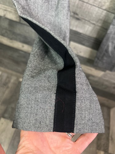 Pantalone donna Osman London taglia UK 10 12 grigio righe laterali elegante - Foto 5 di 13