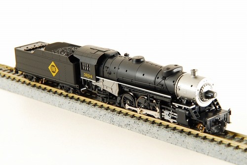Locomotora pesada KATO N-Scale 126-0202 USRA 2-8-2 MIKADO Erie #3204 JAPÓN | Zustand: Used