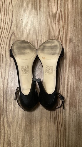 CALL IT SPRING VEGAN LEATHER HEELS ANKLE STRAP BLACK SIZE 8 SPIKE HEELS STRAPPY - Picture 2 of 12