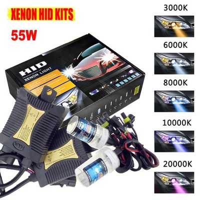 H+1 H+4 H+7 H+8/H+9/H+11 9005 9006 55W HID Xenon Conversion Kit Headlight