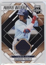 2020 Panini Elite Extra Edition Prospect Materials Black Wander Franco 4f5