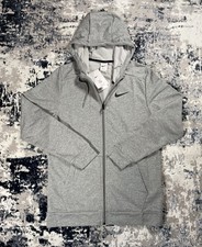 Image of Nike Dri-FIT Full Zip Hoodie – Small – Grey– BNWT – Training Jacket – RRP £64.95