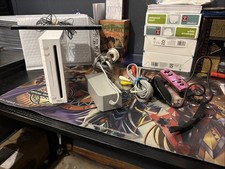 Nintendo Wii White RVL-001 Console Bundle w/ Controller Cords - Tested 3