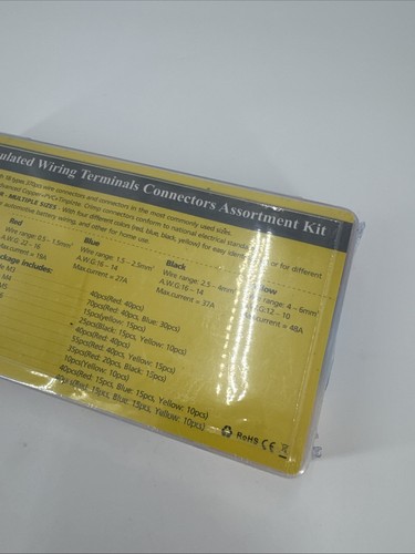 370 PCS Insulated Wiring Terminals Connectors Assortment Kit. NEW - Picture 4 of 8