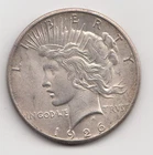 1926 Peace Silver Dollar – Ex Fine