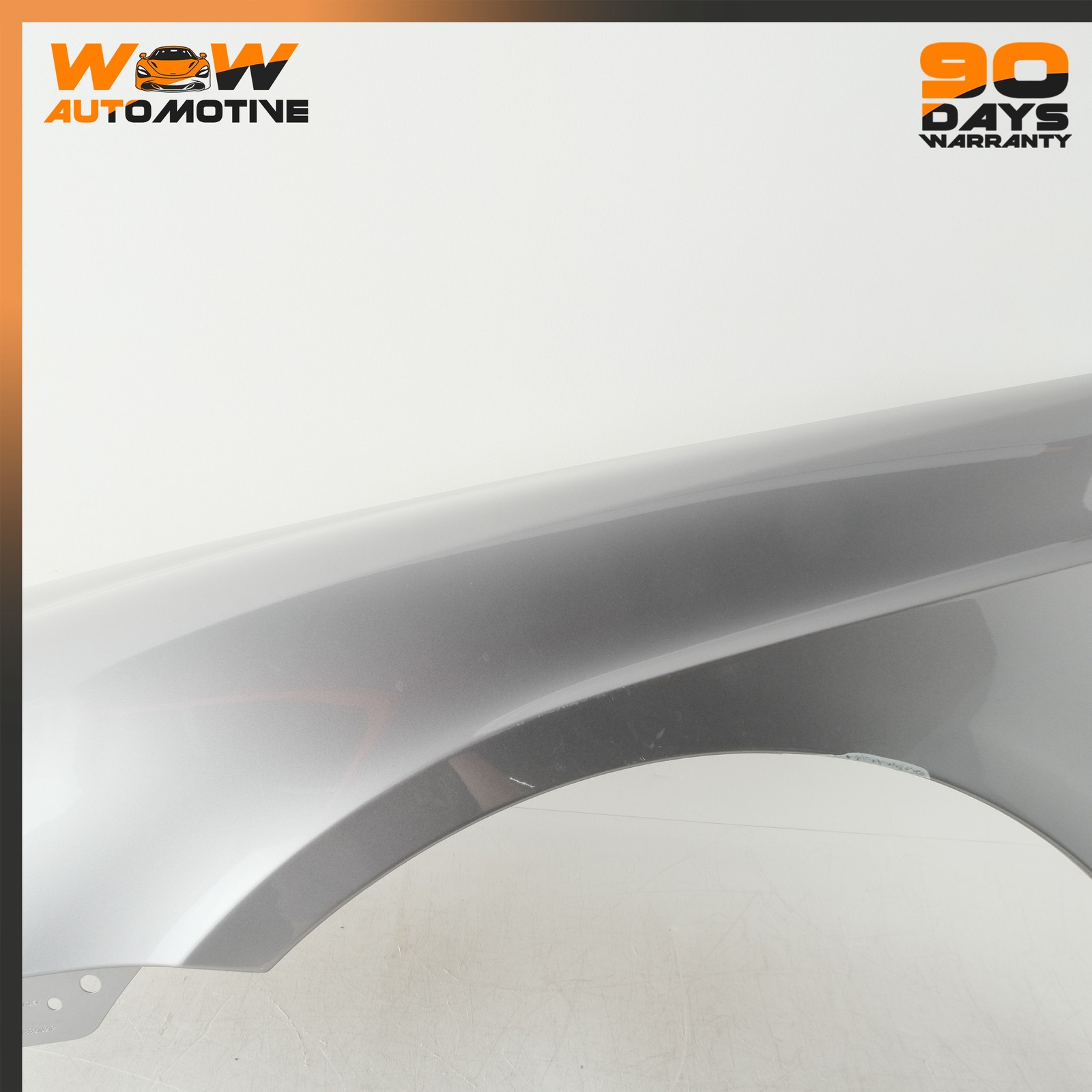 04-13 BENTLEY CONTINENTAL GTC FRONT LEFT FENDER SILVER TEMPEST METALLIC 7P OEM